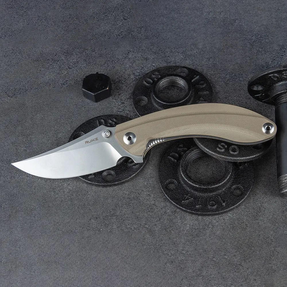 Ніж складаний Ruike P155-W desert sand - фото 6