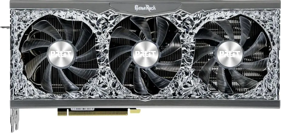 Відеокарта Palit RTX 3080 10Gb GameRock (NED3080U19IA-1020G) (GDDR6X, 320 bit, PCI-E v4.0 x16) Б/в - фото 7