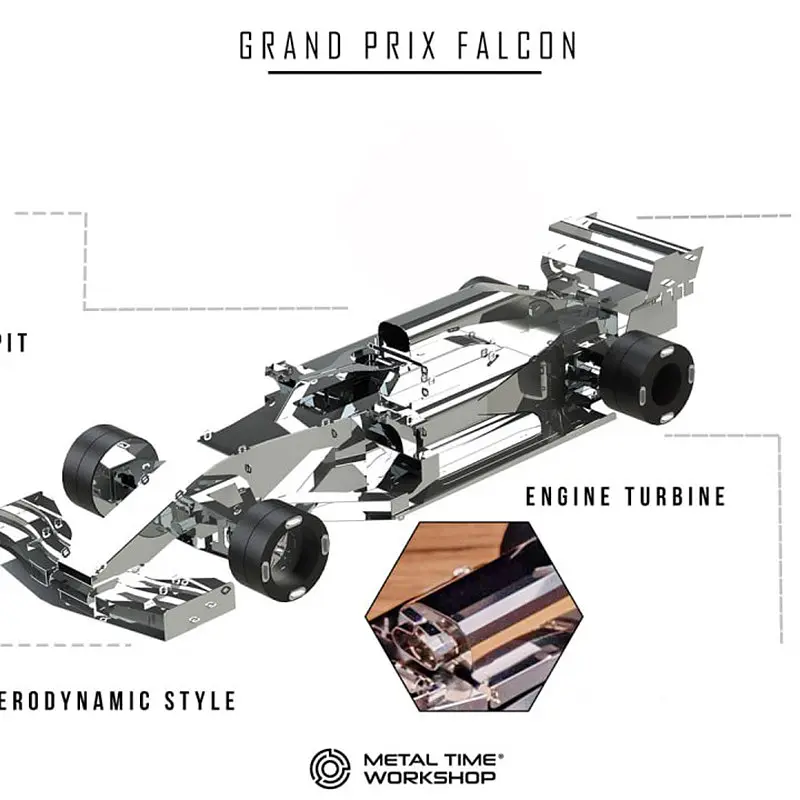 Колекційна модель Metal Time Grand Prix Falcon MT035 - фото 3