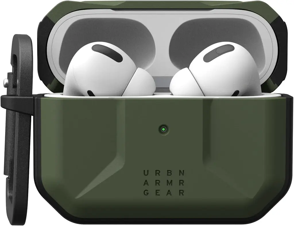 Чехол UAG для AirPods Pro (Gen 2, 2022), Civilian, Olive Drab teh0019365 - фото 4