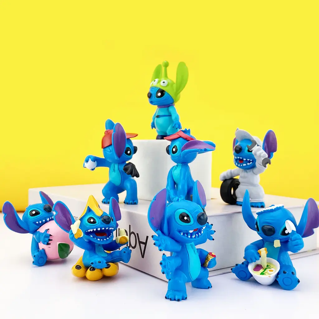Ігрові фігурки Ліло та Стіч Lilo and Stitch 8 шт. - фото 2