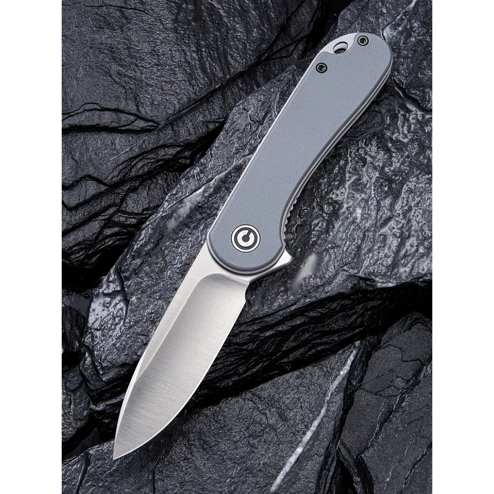 Ніж складаний кишеньковий Civivi Elementum, (7.5 см) D2 / G10 сірий - фото 8