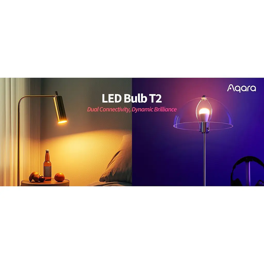 Світлодіодна лампа Aqara Smart LED Bulb T2 RGB (LB-L02D) [154101] - фото 5