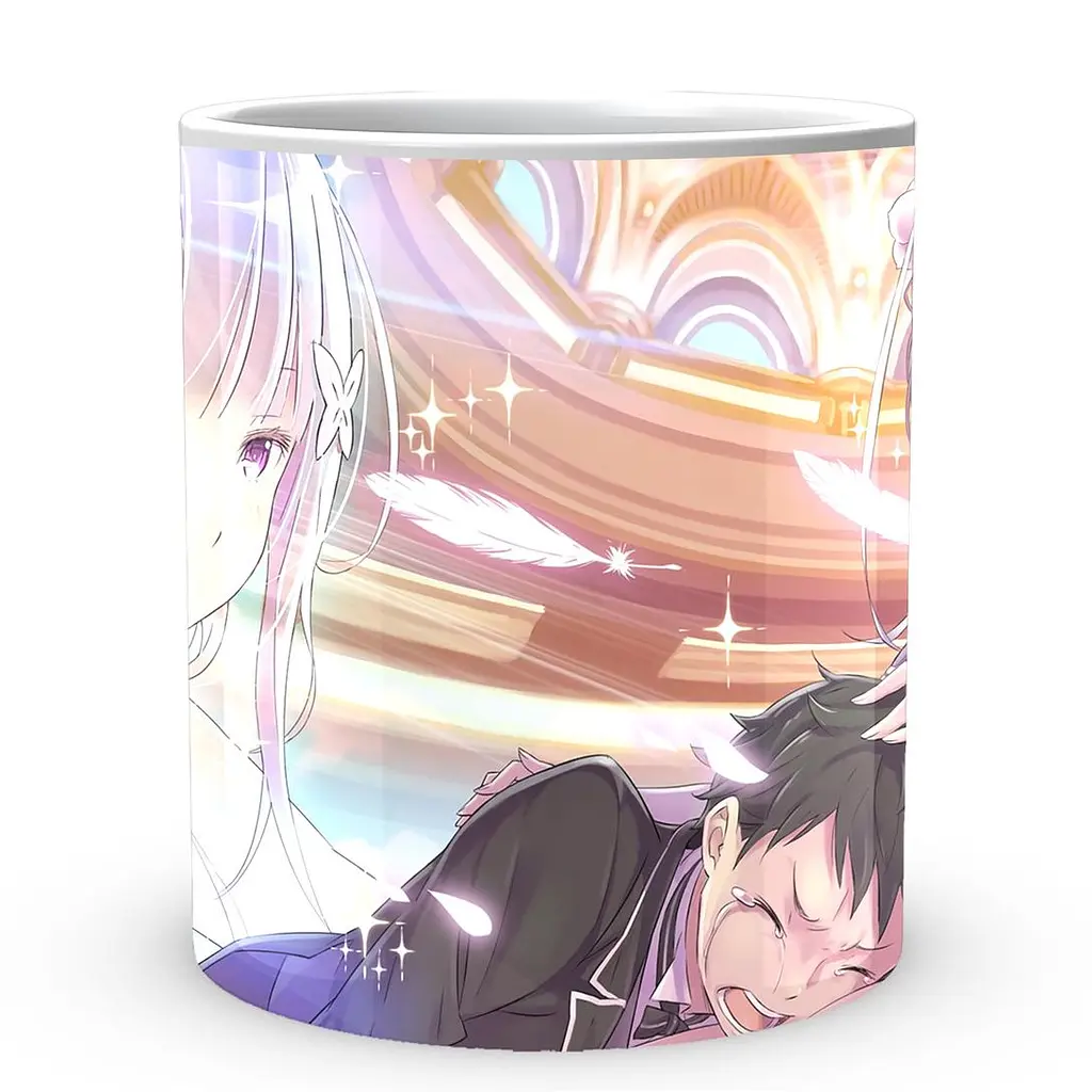 Кухоль GeekLand Re:Zero. Життя з нуля в альтернативному світі Емілія Субару RZ 02.001 330 мл білий - фото 2