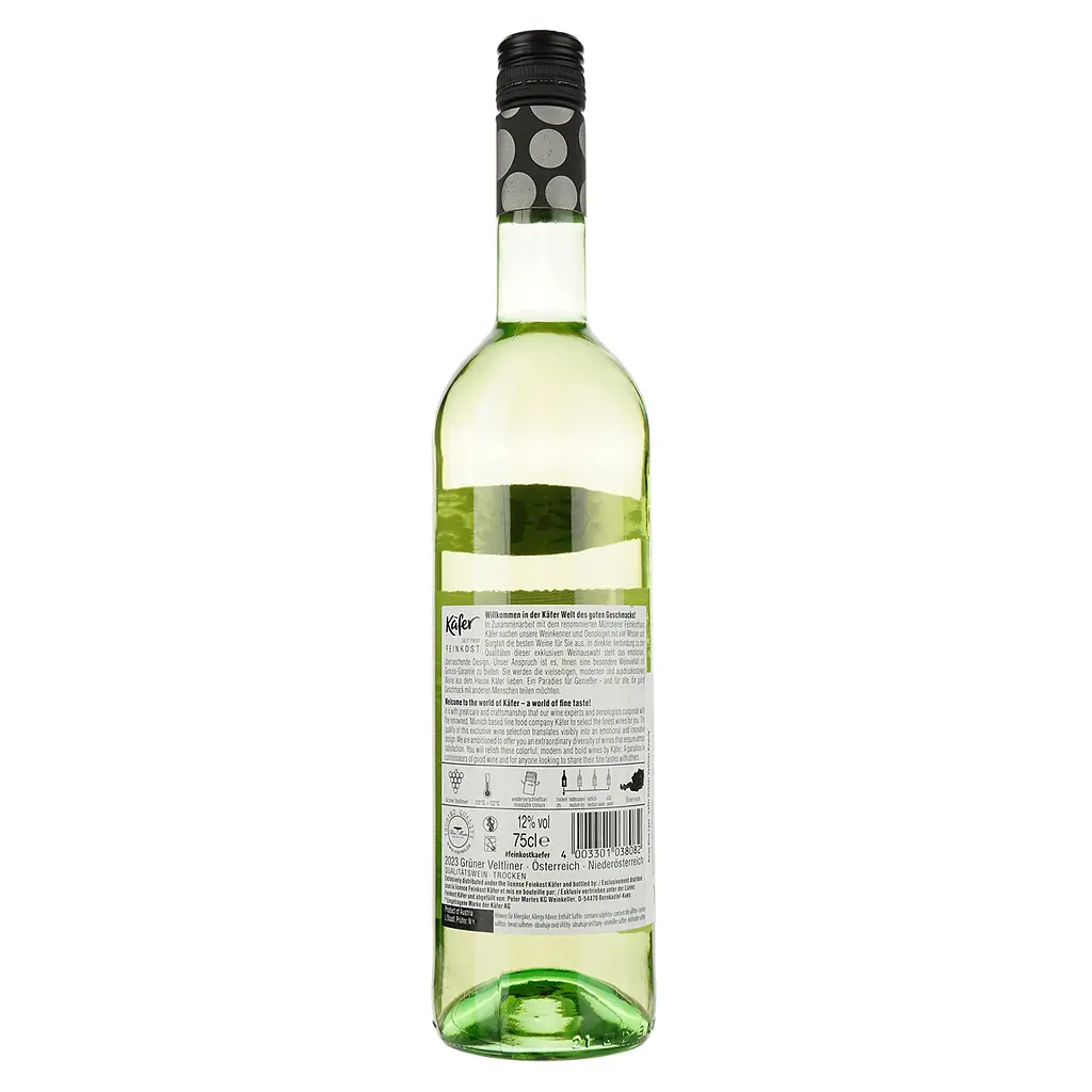 Вино Peter Mertes Kafer Gruner Verltiner белое сухое 0.75 л - фото 2