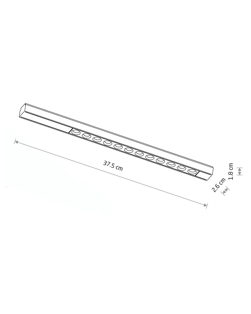 Магнитный трековый светильник Nowodvorski 11331 UT-LVM Focus LED 1x12W 4000K 1000Lm IP20 черный - фото 5
