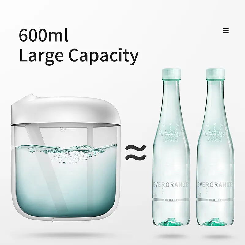 Зволожувач повітря BASEUS elephant humidifier 600 мл білий - фото 3