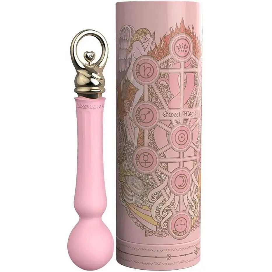Вибромассажер с подогревом Zalo Sweet Magic Confidence Wand Fairy Pink - фото 10