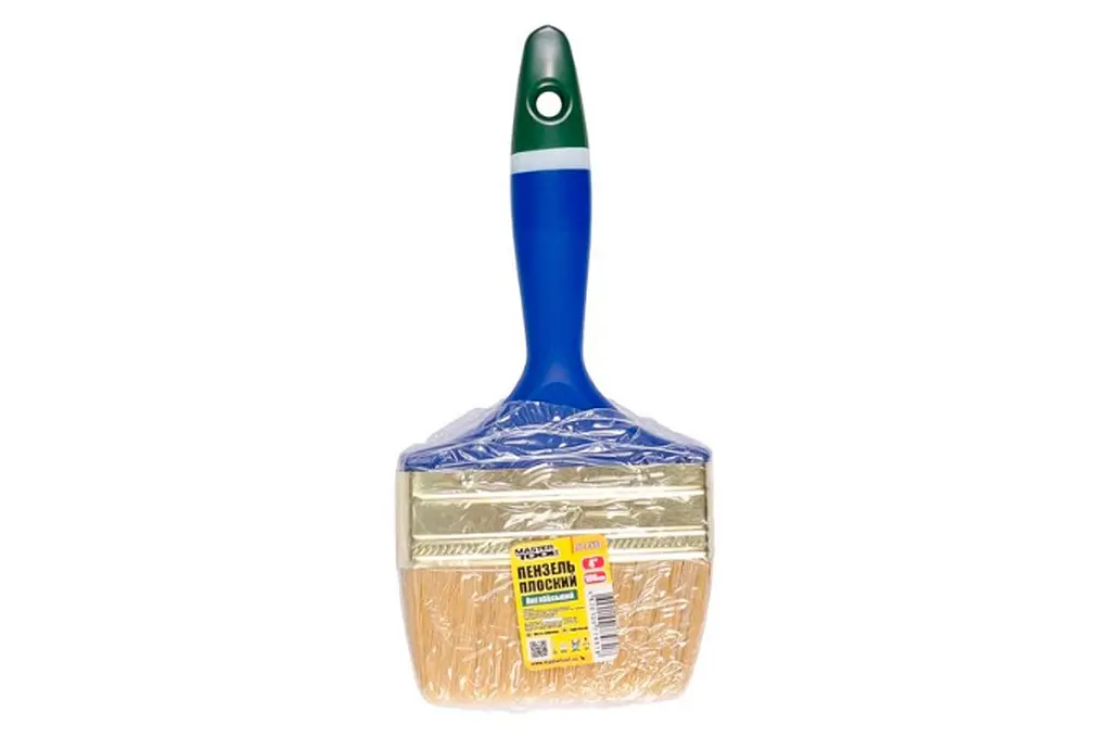 Пензель малярський плоский Mastertool англійський 4" - фото 2