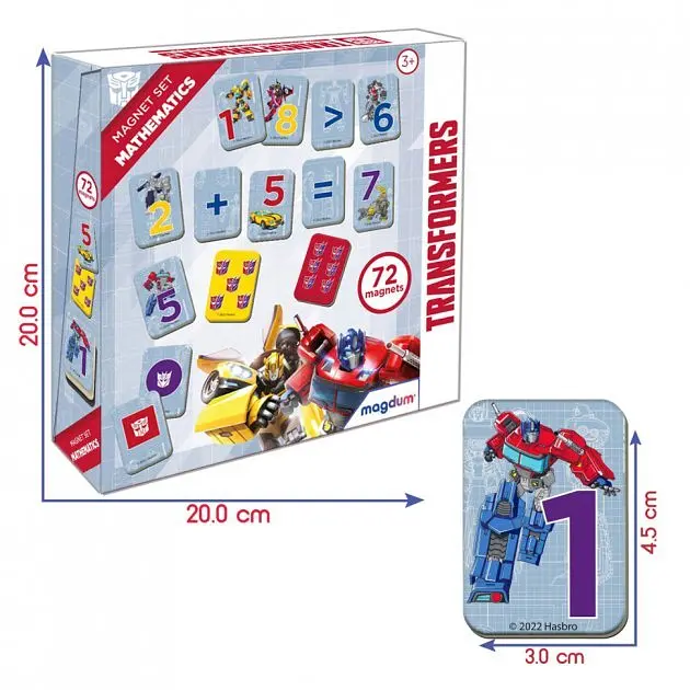 Набір магнітів Трансформери Математика ME 5031-42 (4820215154499) shop (4820215154499) - фото 4