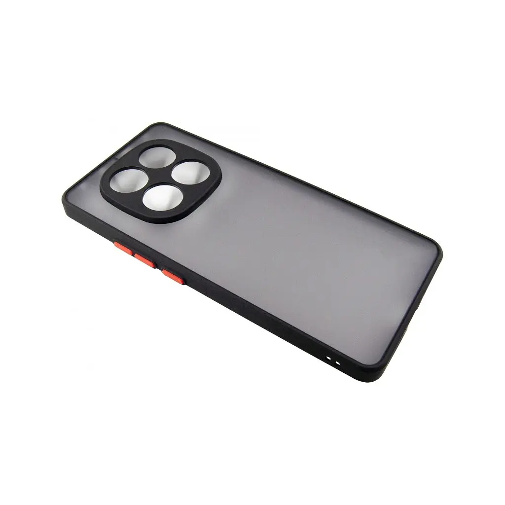 Чехол для мобильного телефона Dengos Matte Xiaomi Redmi Note 14 Pro (Black) (DG-TPU-MATT-156) - фото 3