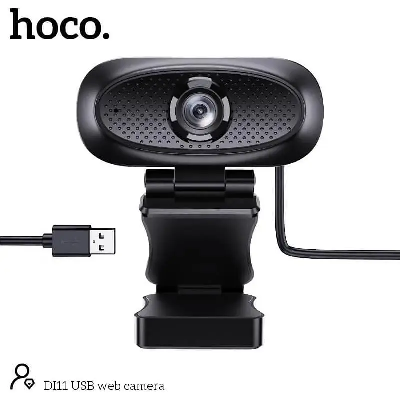 Веб-камера Hoco DI11 USB web Camera with Audio Focus 2K - HD 4Mpx кабель 1.5 метра - фото 4