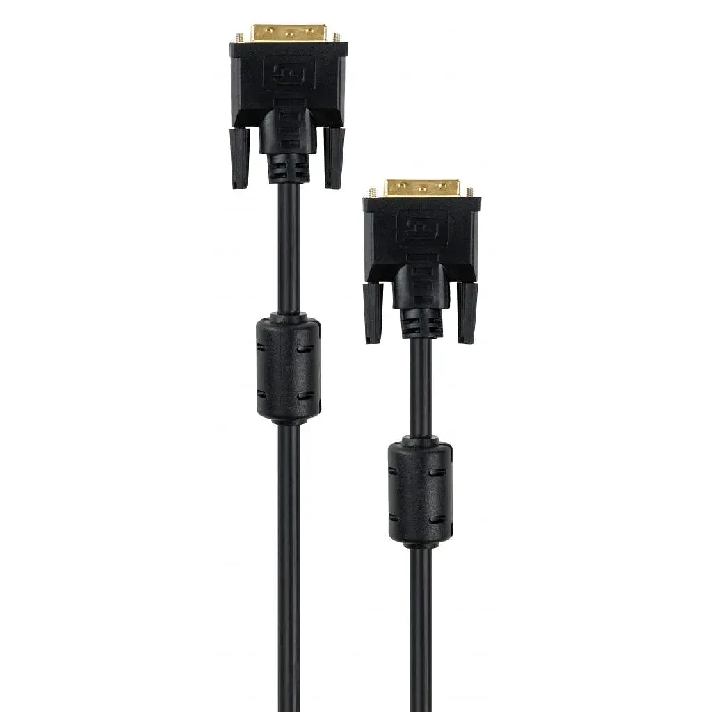 Кабель мультимедійний DVI M to DVI M 1.8m 24+1pin Vinga (VCPDCDVIMM1.8BK) - фото 3
