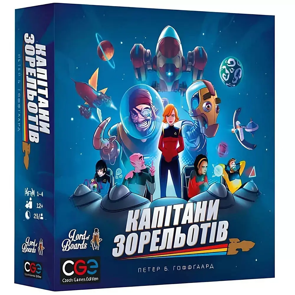 Настільна гра Lord of Boards Капітани Зорельотів (LOB2210UA)