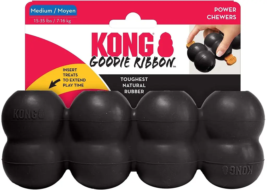 Жувальна іграшка для собак KONG Extreme Goodie Ribbon Dog Toy - фото 2