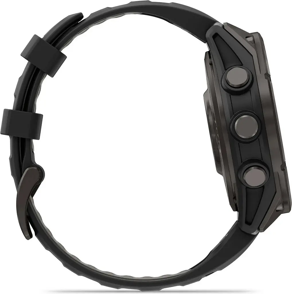 Смарт-часы Garmin Fenix ​​8 Pro 47 mm AMOLED Carbon Gray DLC Titanium with Black/Pebble Gray (010-03198-00/01) - фото 2