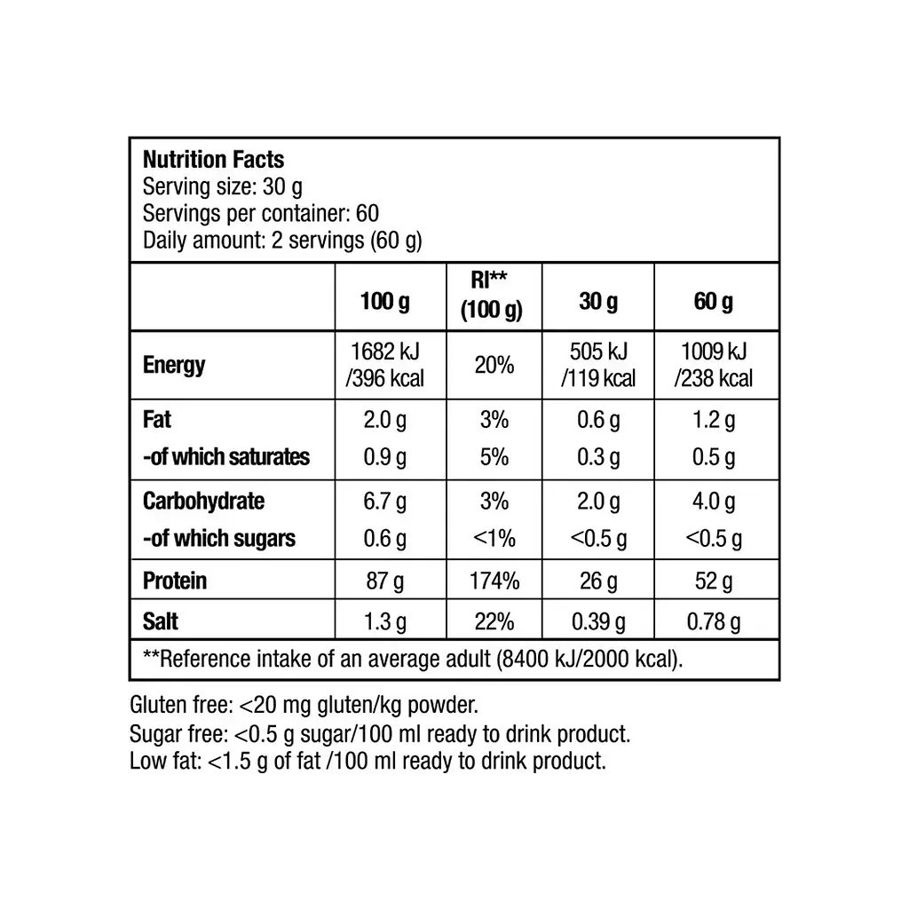 Beef Protein — 500 г Strawberry - фото 2