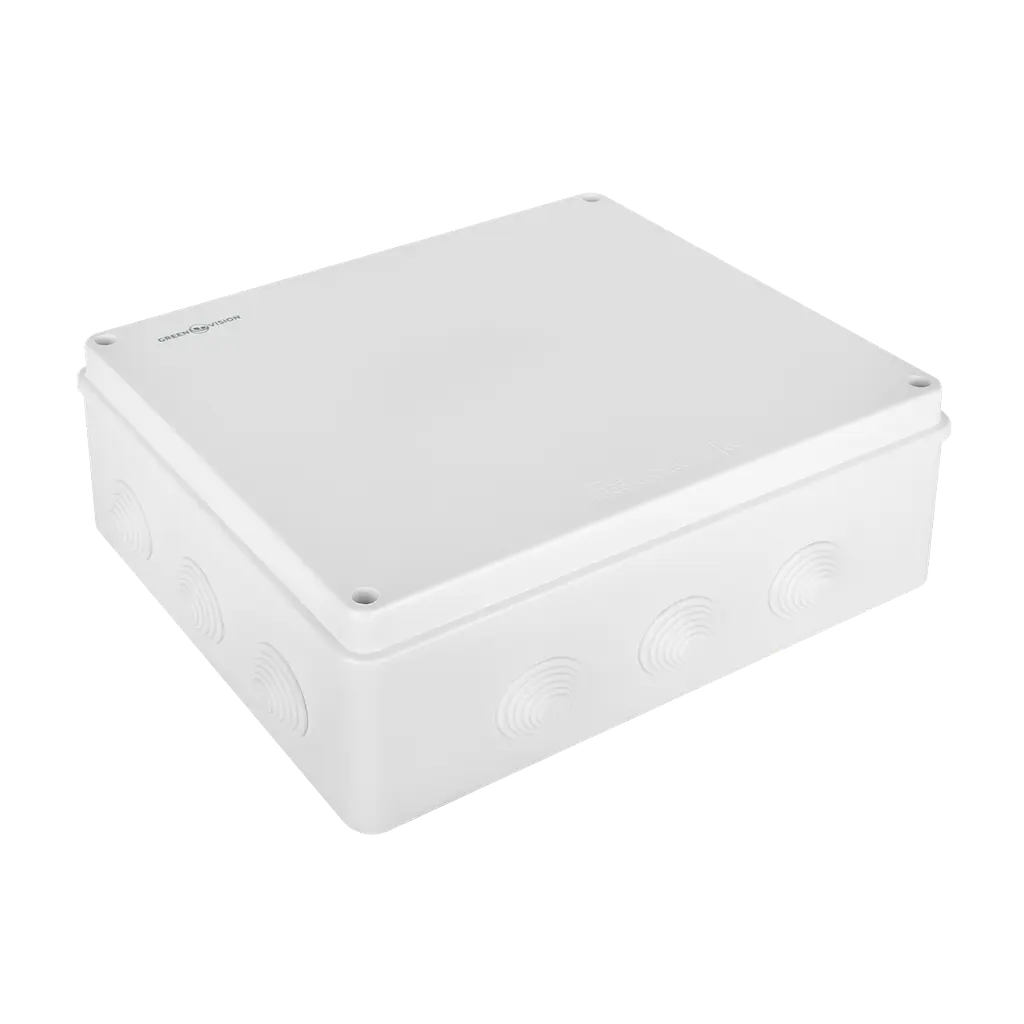 Коробка розподільна GreenVision 300х250х120 мм IP65 зовнішня