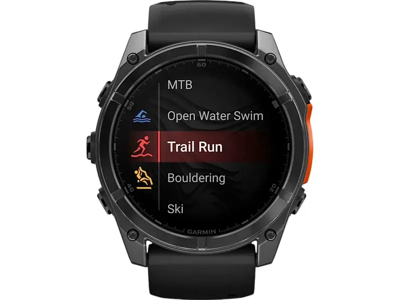 Спортивний годинник Garmin Fenix 8 51mm AMOLED Slate Gray with Black Silicone Band (010-02905-00) - фото 7