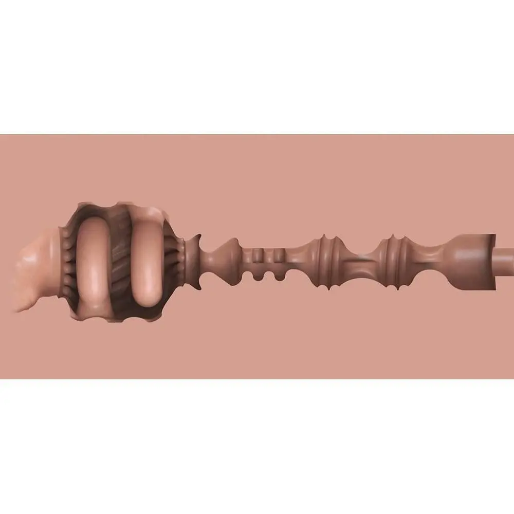 Мастурбатор-вагіна Fleshlight Boost Bang з турбо текстурою, 24.75 см (тілесний) - фото 3