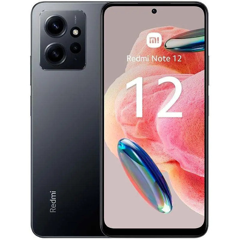 Смартфон Xiaomi Redmi Note 12 4G 4/128 GB NFC Global 23021RAA2Y сірий - фото 2