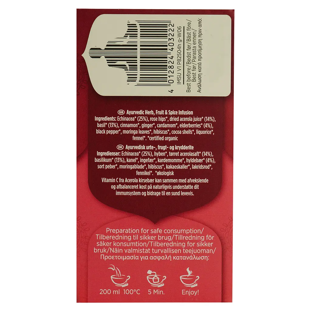 Суміш трав'яна Yogi Tea Immune Support органічна (17 шт. х 2 г) - фото 3