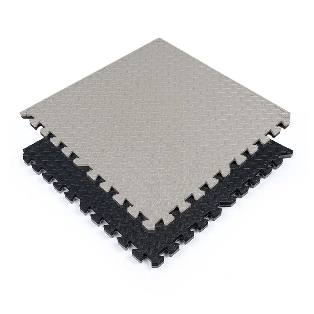 Підлогове двостороннє покриття GREY та BLACK 60х60 см*2 см (D) SW-00001843