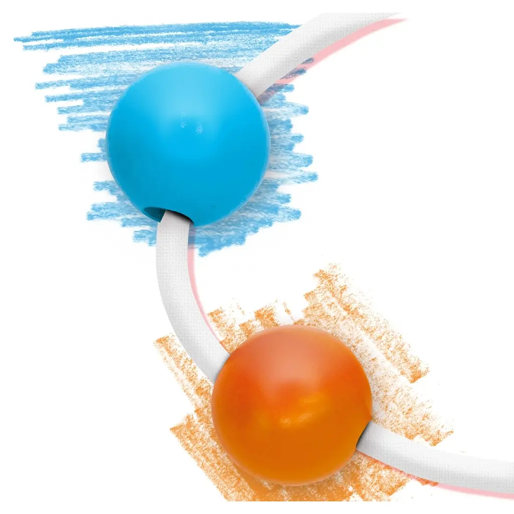 Набір для малювання Ses Creative My first Воскові олівці-намистинки 6 кольорів (00244S) - фото 2