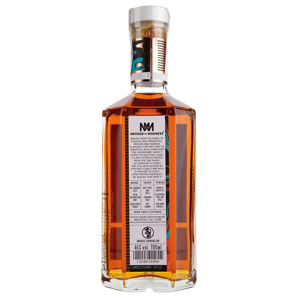 Віскі Method and Madness Single Pot Still Irish Whisky, 46%, 0,7 л - фото 2