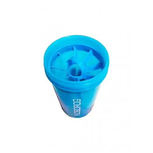 Шейкер Nosorog Smart Shake Blue двокомпонентний 350 мл - фото 2