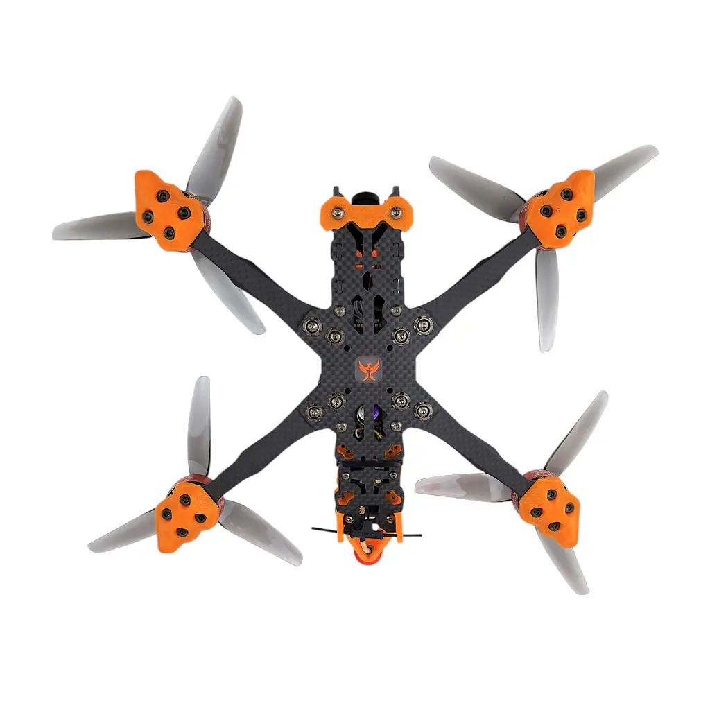 Дрон Phoenix drones Ember5 ELRS 2.4 analog із двигунами GOM 2207.5 та карбоновою рамою - фото 7