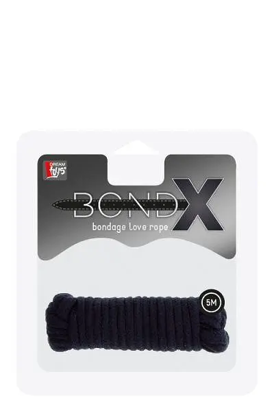 Веревка для бондажа Bondx Love Rope 5M, Black - фото 2