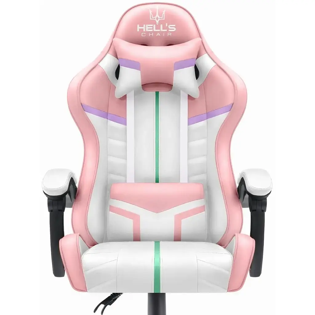 Компьютерное кресло Hell's Chair HC-1004 Rainbow Pink - фото 4