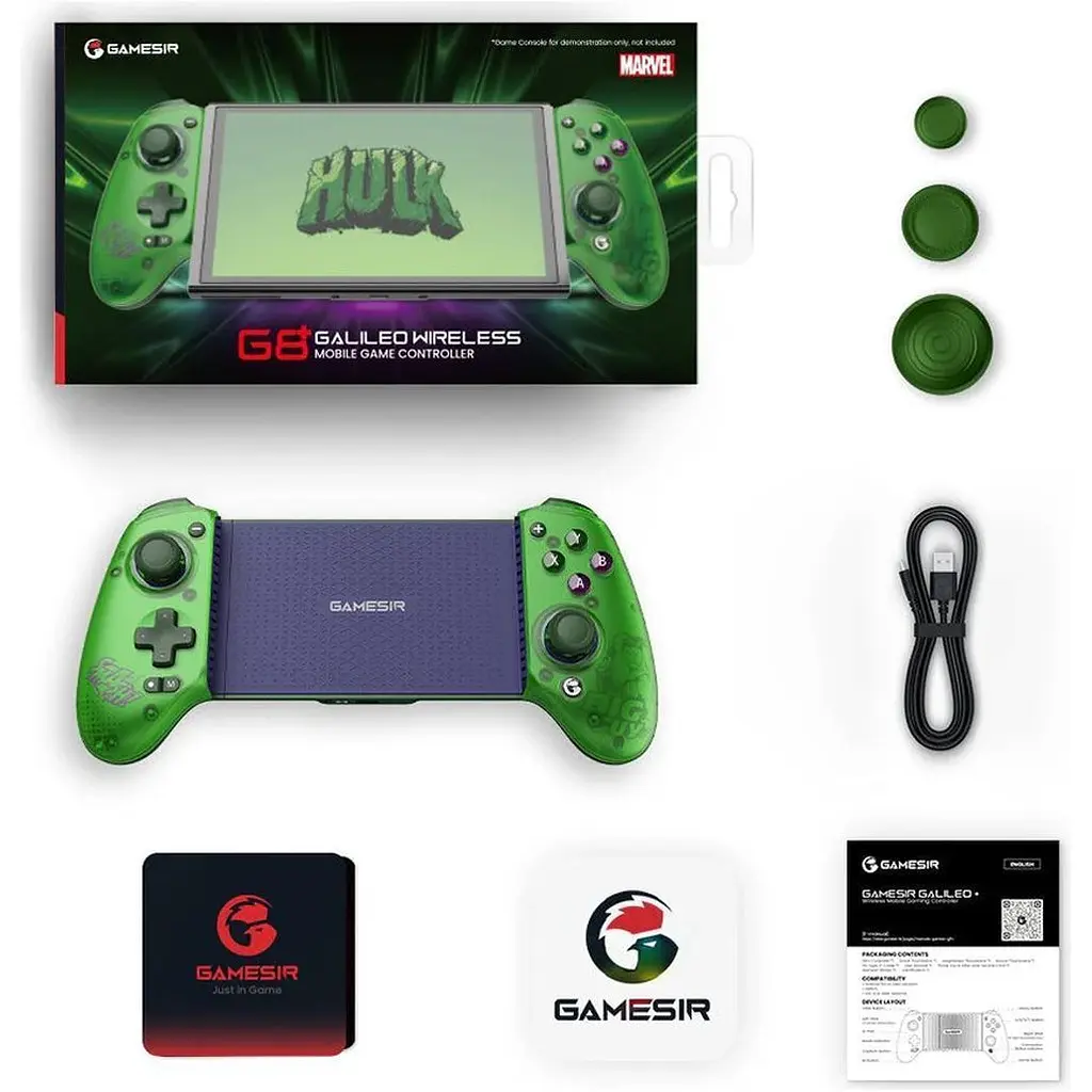 Геймпад XiaoJi GameSir G8+ Galileo Hulk Edition [140891] - фото 10