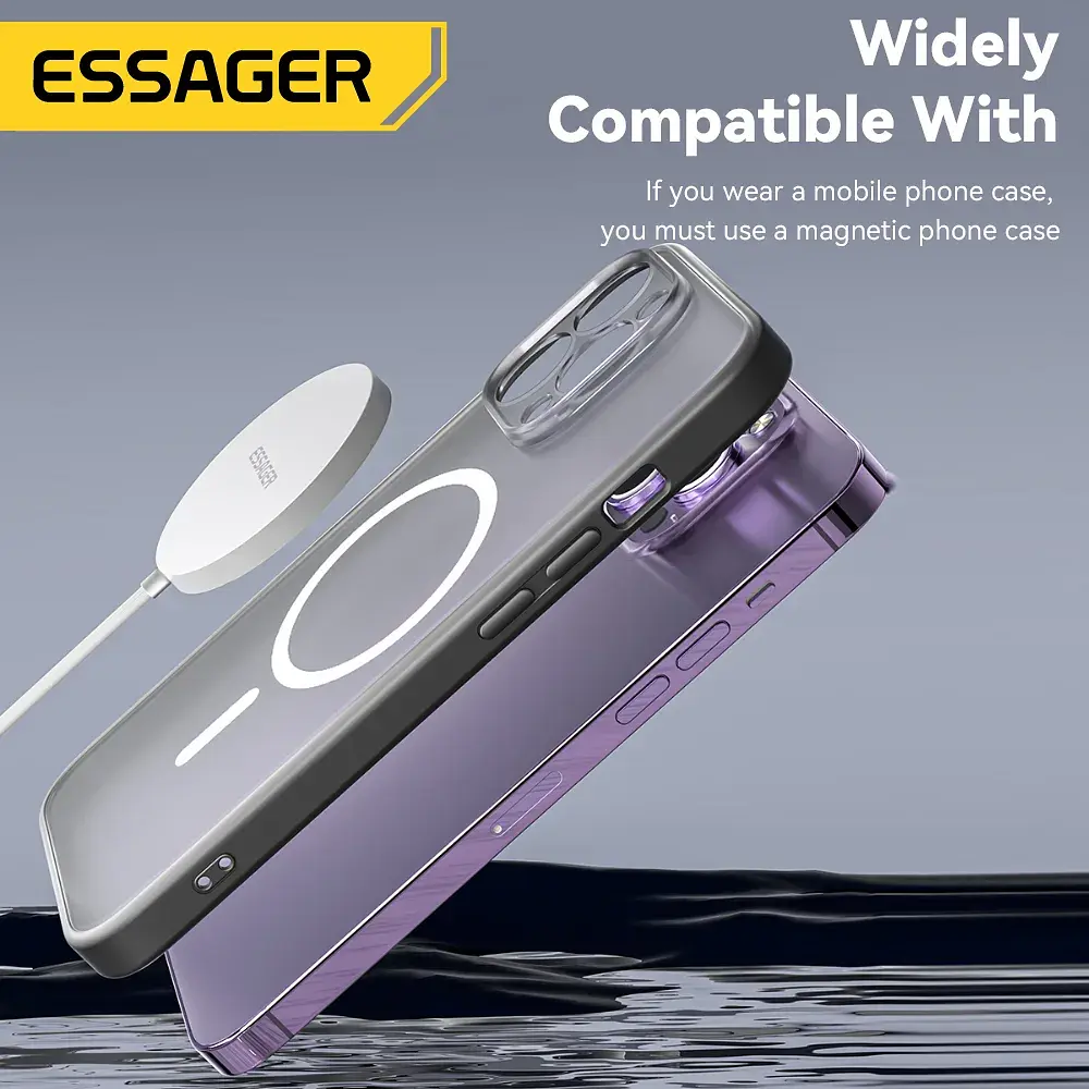 Зарядний пристрій Essager 2-in-1 wireless charger 15W white (EWXCX-CF02-Z) - фото 9