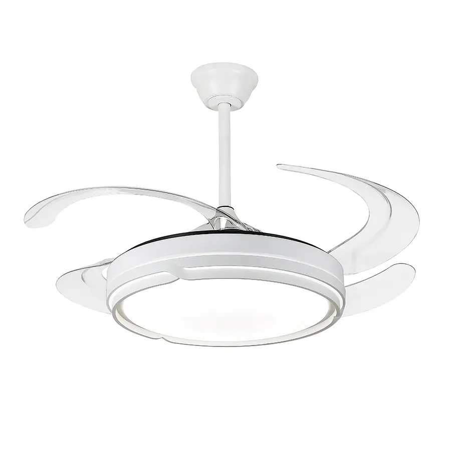 Люстра вентилятор стельова LED Levistella 7943070 (48) WH, 80W, діаметр 1200 мм, білий, сучасний стиль - фото 2