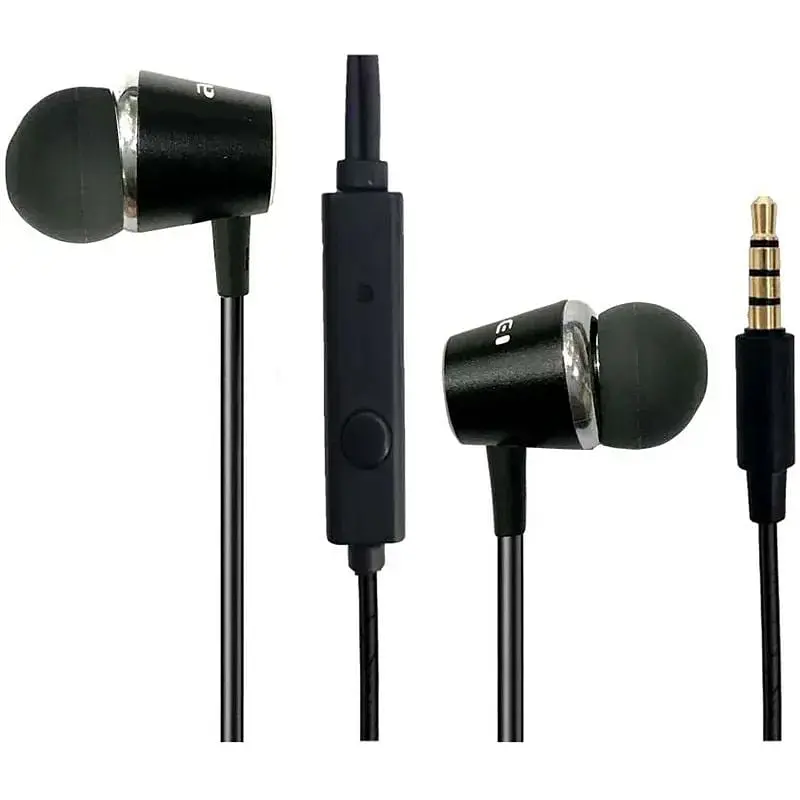 Гарнитура Awei PC-2 Wired Earphone Black - фото 3