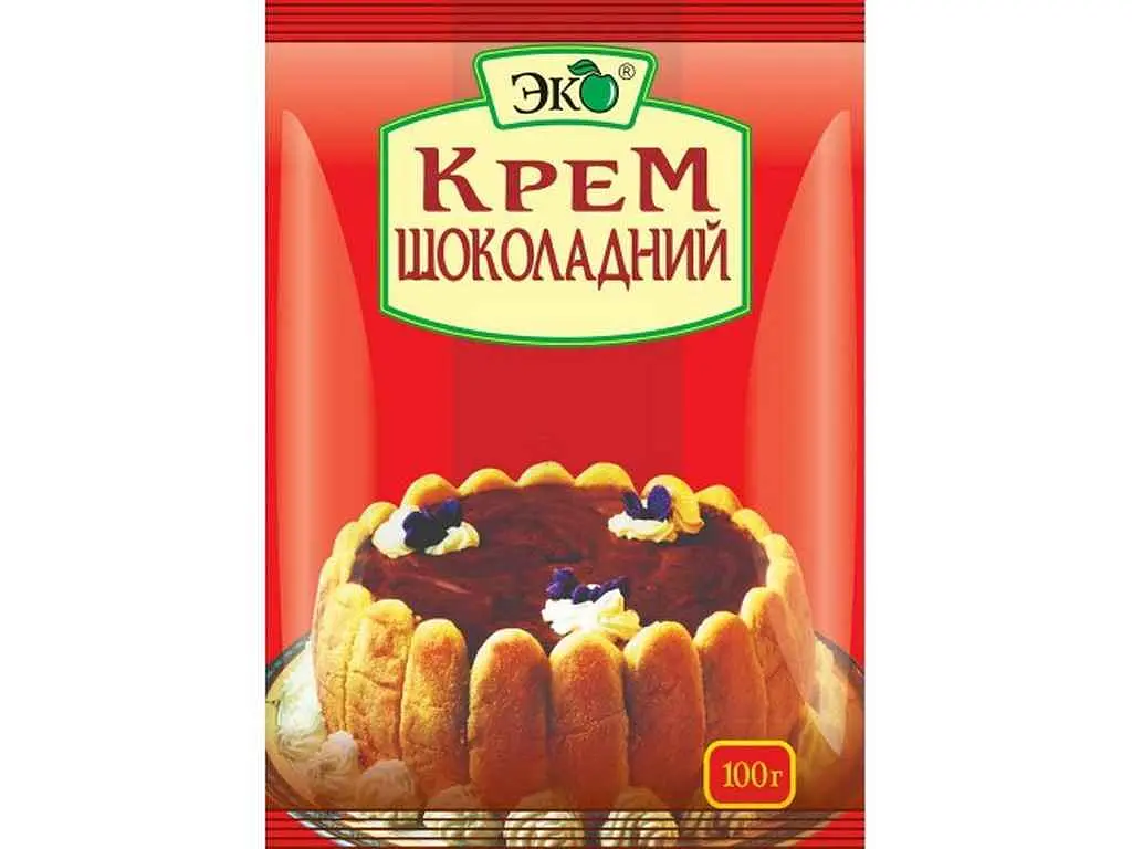 Крем ЭКО 100г заварний шоколадний