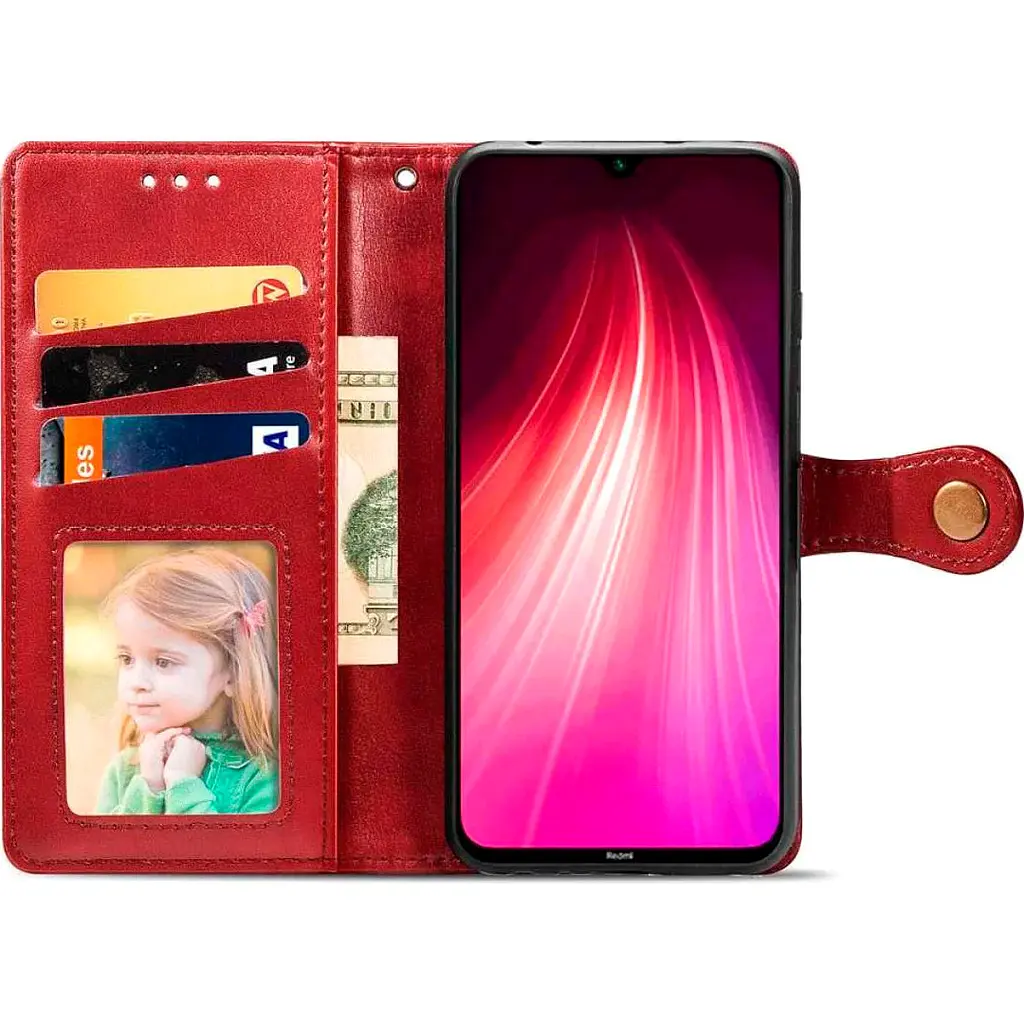 Чохол-книжка GETMAN Gallant Cover Case для Xiaomi Redmi Note 12S Red [97385] - фото 3