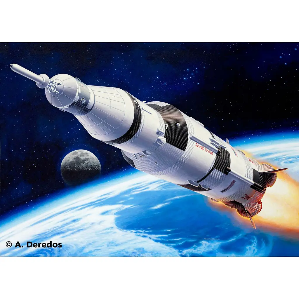 Збірна модель-копія Revell Ракета-носій Apollo 11 Saturn V рівень 4 масштаб 1:144 (RVL-04909) - фото 14