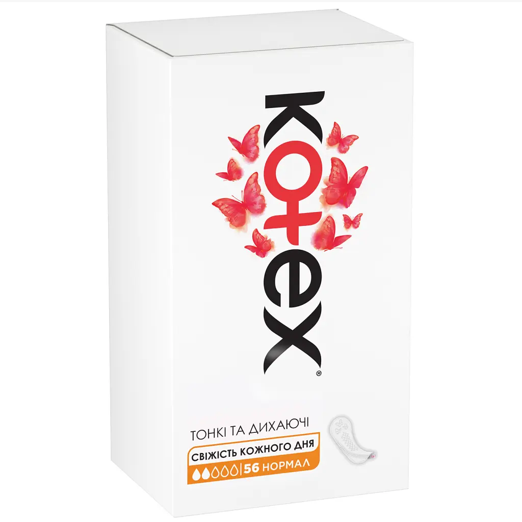 Щоденні прокладки Kotex Normal 56 шт. (5029053548289/5029053548050) - фото 2