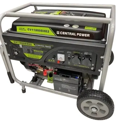 Генератор бензиновий Central Power CV13800DXE2 8 кВт 1-фазний з електростартером - фото 2