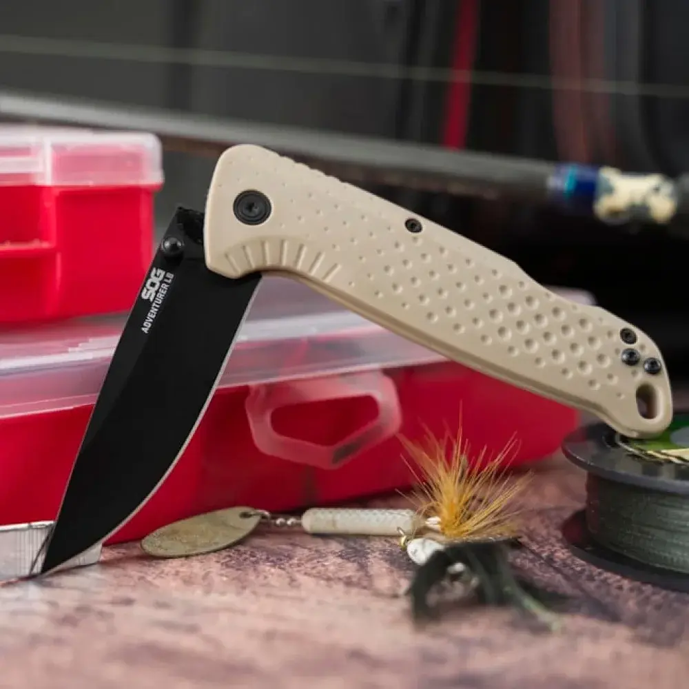 Ніж SOG Adventurer LB Black Blade FDE - фото 6