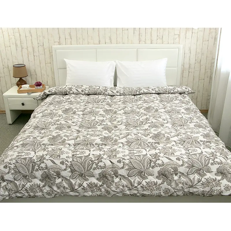 Ковдра Руно - Comfort+ Luxury вовняна бязь всесезонна молочна двоспальна 172x205 см 300 гр/м2 (22640) - фото 6