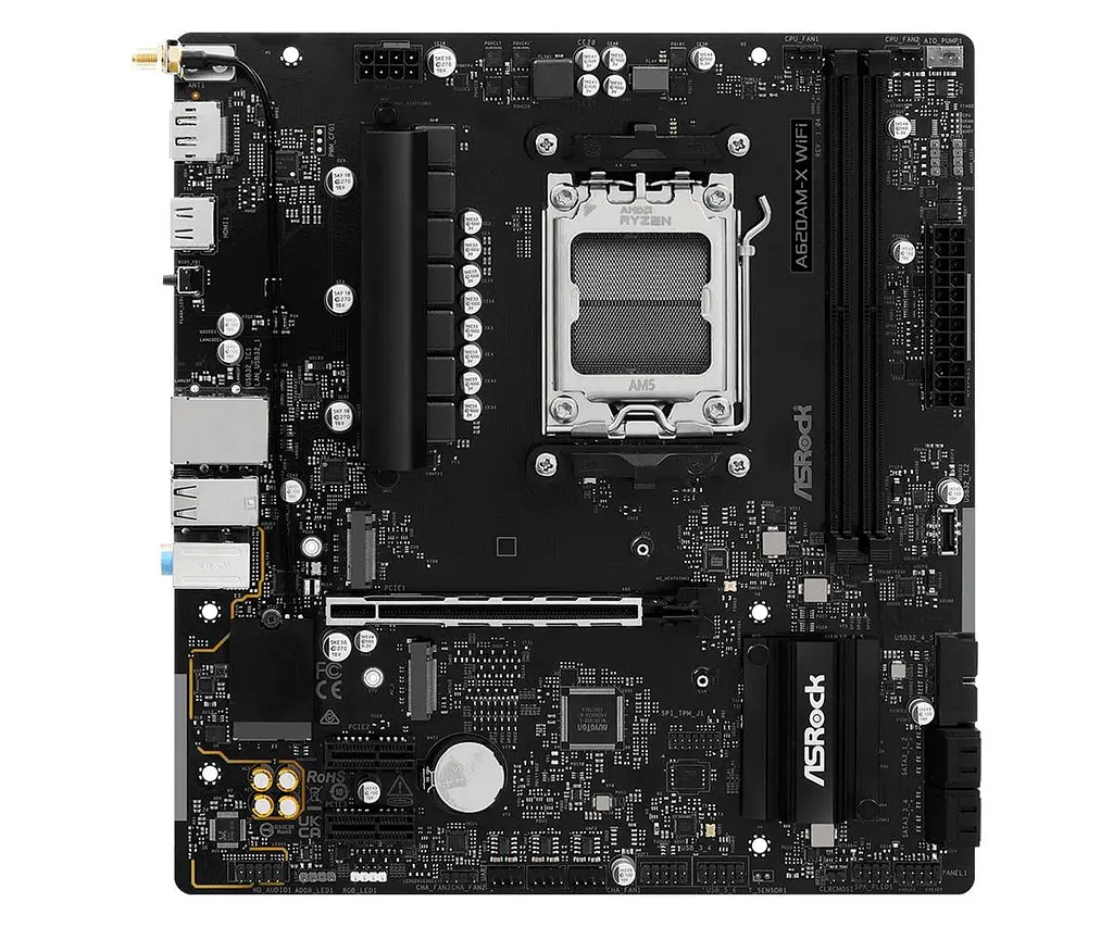 Материнська плата ASRock A620AM-X WiFi Socket AM5 - фото 2