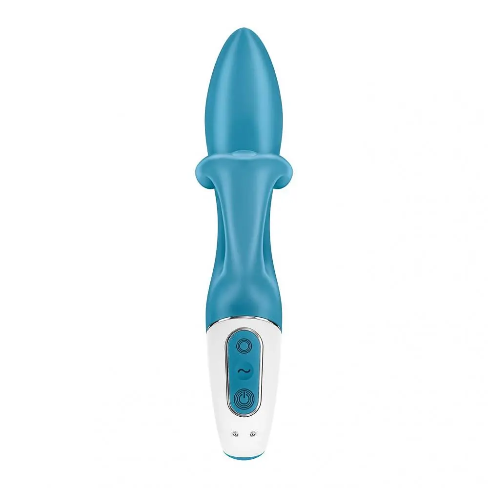 Вибратор-кролик Satisfyer Embrace Me 20.5 см бирюзовый - фото 6