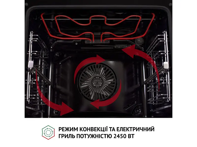 Духовка електрична Perfelli DIAMOND 6D10N NERO - фото 6