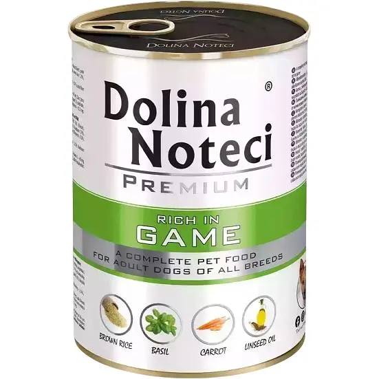 Влажный корм для собак Dolina Noteci Premium с дичью 400 г - фото 3