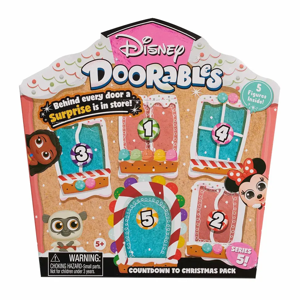 Ігровий набір "Великий святковий будиночок" Disney Doorables 44637, 5 фігурок - фото 2