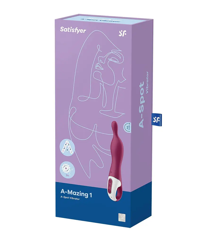 Вібратор Satisfyer A-Mazing 1 21.7 см бордовий - фото 10